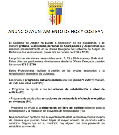 Imagen Asistencia gratuita de aparejadores y arquitectos para información de...
