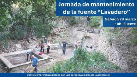 Imagen Jornada de mantenimiento de la fuente Lavadero