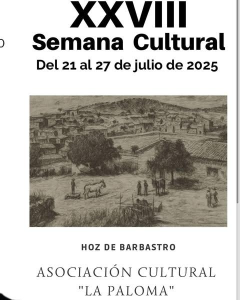 Imagen Hoz de Barbastro celebra su XXVIII Semana Cultural