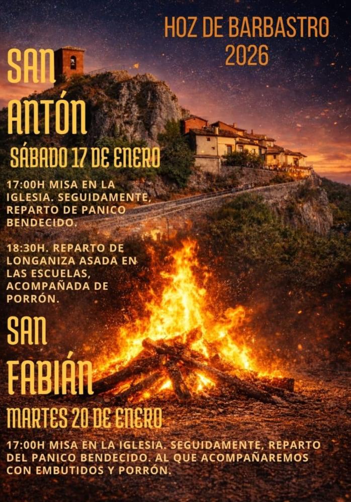 Imagen Hoz de Barbastro celebra sus fiestas de San Antón y San Fabián