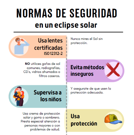 Imagen Normas de serguridad para la observación del eclipse total de sol