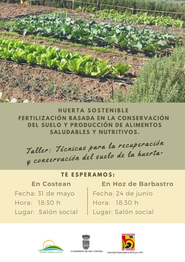 Imagen Interesante taller sobre la huerta sostenible